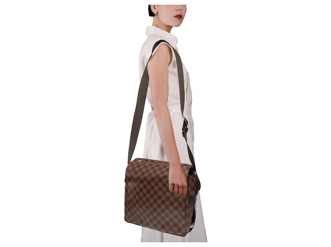 LOUIS VUITTON Naviglio Bag in Brown Canvas - 103563 - view 11