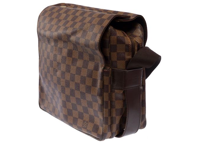 LOUIS VUITTON Naviglio Bag in Brown Canvas - 103563 - view 4