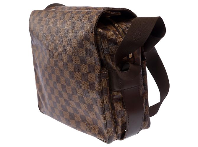 LOUIS VUITTON Naviglio Bag in Brown Canvas - 103563 - view 5