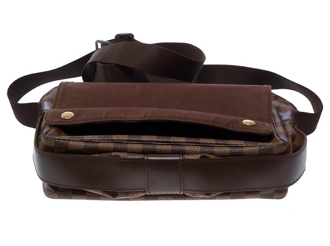 LOUIS VUITTON Naviglio Bag in Brown Canvas - 103563 - view 9