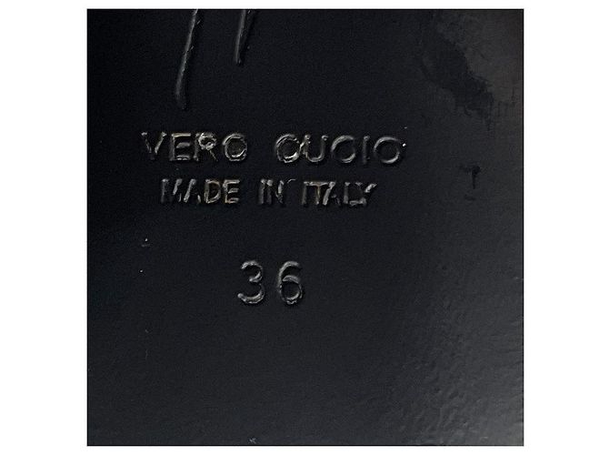 Sandali in raso nero Demode 105 decorati con cristalli Giuseppe Zanotti - vista 8