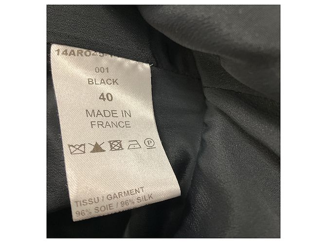 Chloé Abito corto in seta costata con brillantini e scollo a V nero Chloe - vista 5