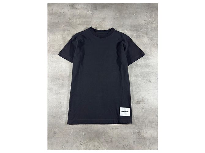 Jil Sander T-shirt in cotone biologico nero - vista 2