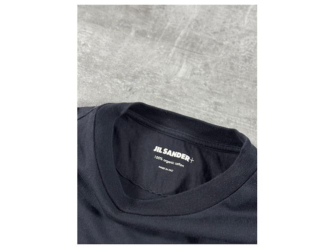 Jil Sander T-shirt in cotone biologico nero - vista 4