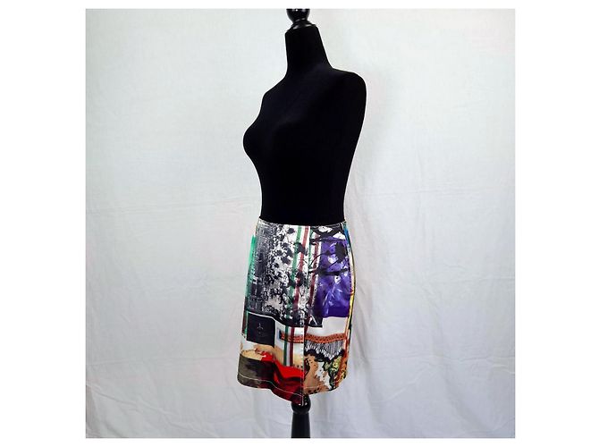 Minifalda Moschino Jeans Estampado Venus Multicolor - vista 4