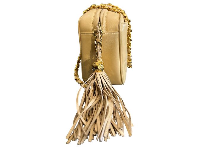 Camera Borsa a tracolla Chanel Triple CC Lambskin Tassel Chain 1994 - vista 3