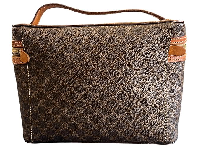 Céline Acadam Coated Canvas Vanity Bag - view 4