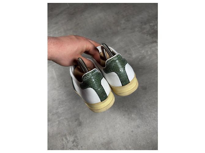 Gucci Ace Sneaker Weiß Leder Rot Grün - Ansicht 5