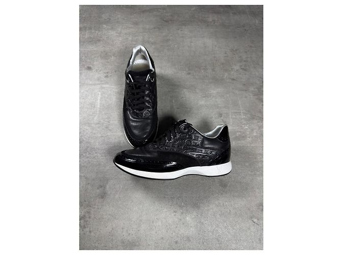 Louis Vuitton Sneakers Damier Pelle Nera Nero - vista 2