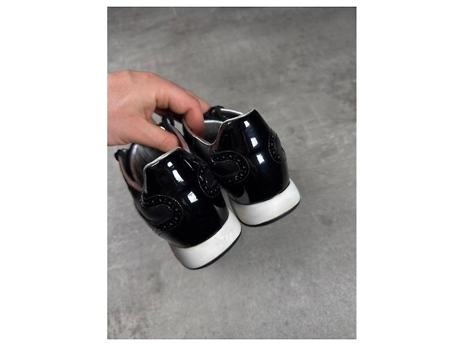 Louis Vuitton Sneakers Damier Pelle Nera Nero - vista 5