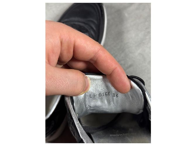 Louis Vuitton Sneakers Damier Pelle Nera Nero - vista 8