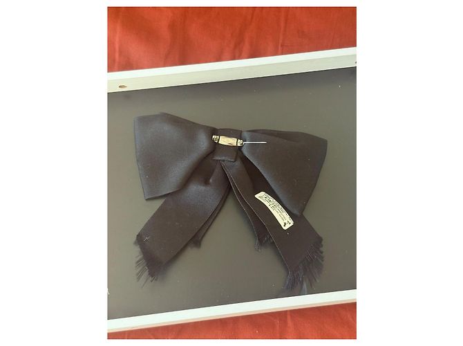 Chanel schwarze Schleifenbrosche - Ansicht 3