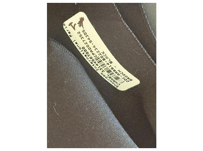 Chanel schwarze Schleifenbrosche - Ansicht 4