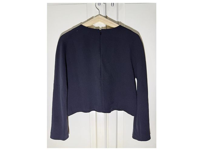 Balenciaga Blusa de seda negra talla 36 Negro - vista 4