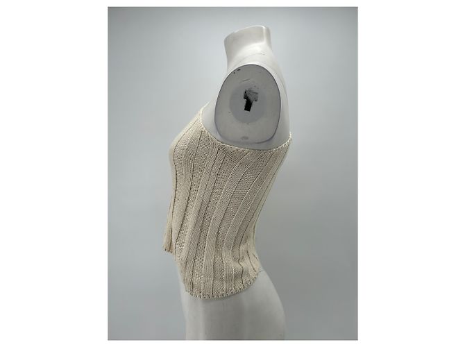 Autre Marque ATTIRE Top aus weißer Baumwolle Größe S - Ansicht 4
