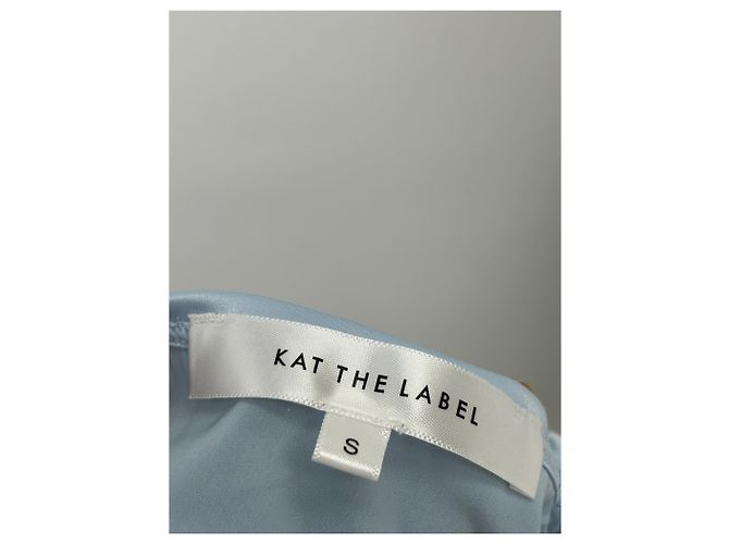 Autre Marque Top de satén azul KAT THE LABEL - vista 5