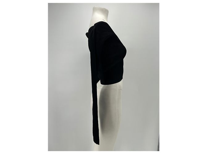 Autre Marque IOANNES Cardigan aus Viskose Schwarz - Ansicht 3