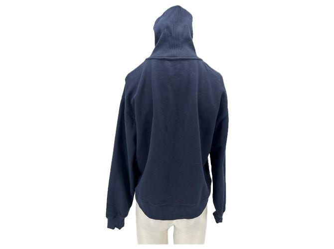 Tommy Hilfiger Pullover in Navy Blau aus Baumwolle - Ansicht 2