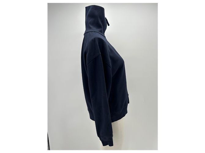 Tommy Hilfiger Pullover in Navy Blau aus Baumwolle - Ansicht 3