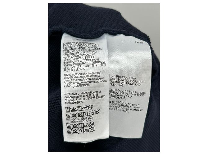 Tommy Hilfiger Pullover in Navy Blau aus Baumwolle - Ansicht 6