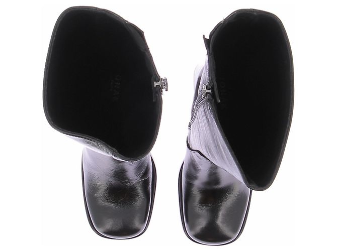 Jonak Lederstiefel Schwarz Größe 37 - Ansicht 6