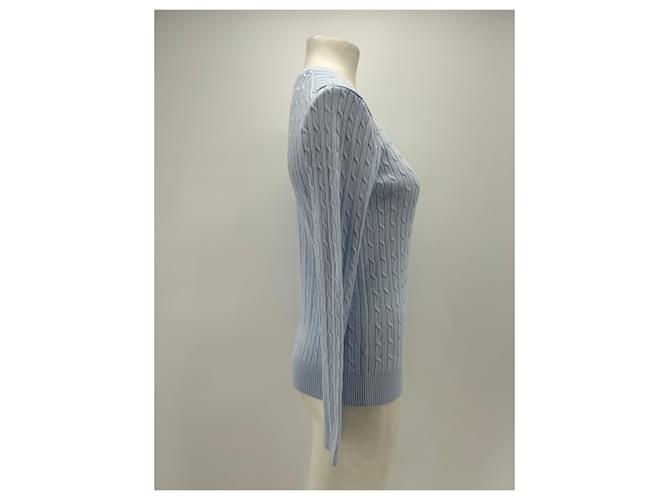 Tommy Hilfiger Pullover aus Baumwolle Blau S - Ansicht 3