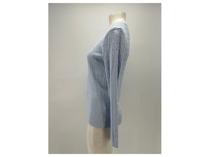 Tommy Hilfiger Pullover aus Baumwolle Blau S - Ansicht 4