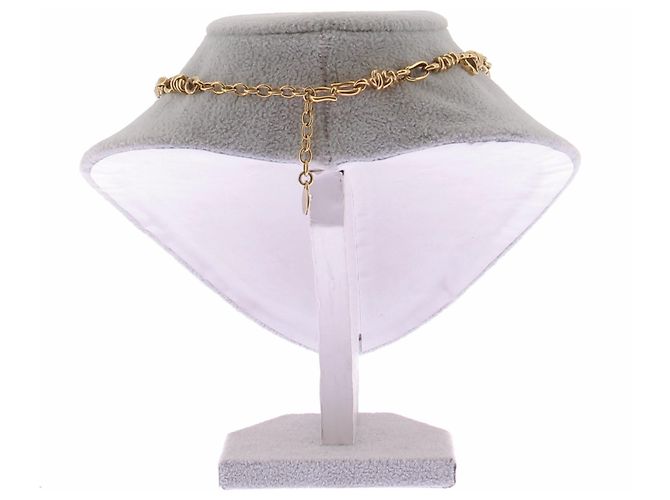 Goossens Collana a maglia dorata con pendente D'oro - vista 2