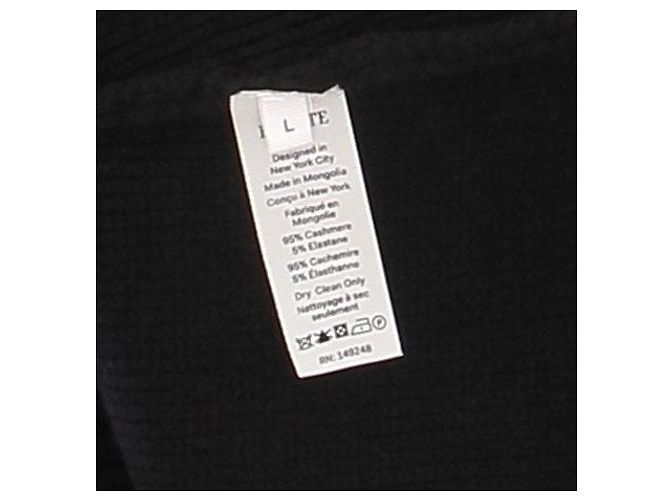 Khaite Schmal geschnittener schwarzer Cardigan aus Kaschmir - Ansicht 7