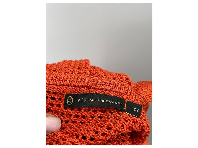Autre Marque VIX PAULA HERMANNY Kleid orange Viscose - Ansicht 5
