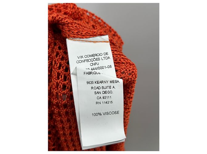 Autre Marque VIX PAULA HERMANNY Kleid orange Viscose - Ansicht 6