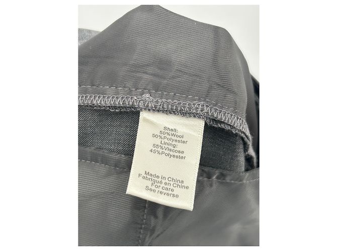 Autre Marque Pantalones de lana grises RONNY KOBO - vista 4
