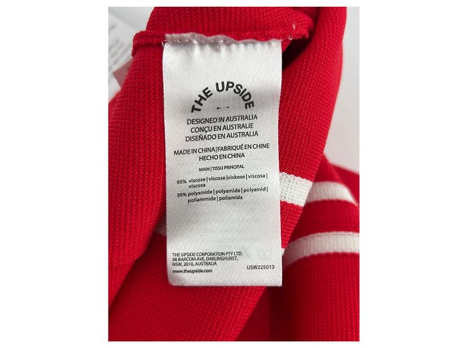 Autre Marque Pantalones rojos THE UPSIDE de viscosa S Roja - vista 4