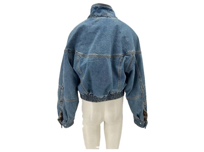 Autre Marque RONNY KOBO Denim Jacket Blue Cotton M - view 2
