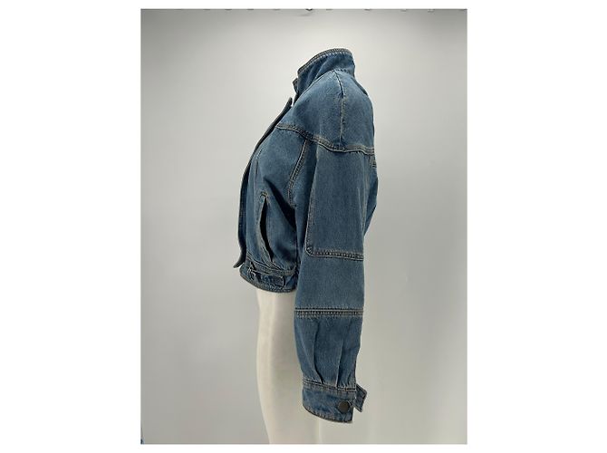 Autre Marque RONNY KOBO Denim Jacket Blue Cotton M - view 4