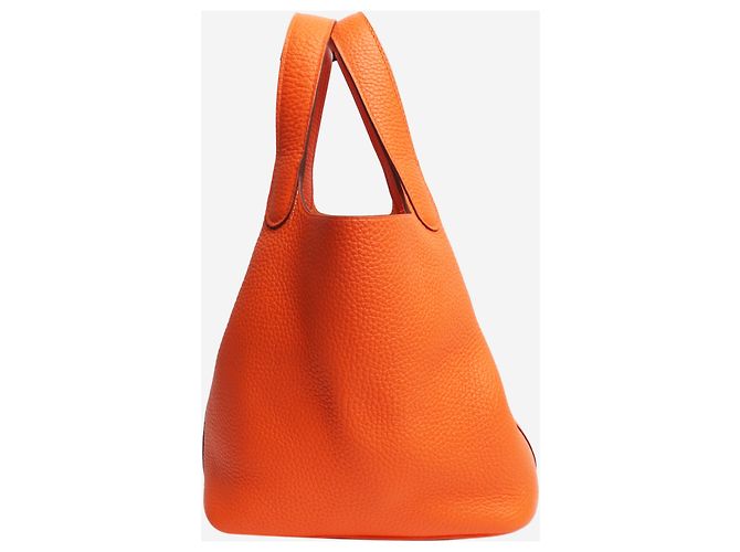 Hermès Bolsa Picotin Orange com cadeado Laranja - vista 2