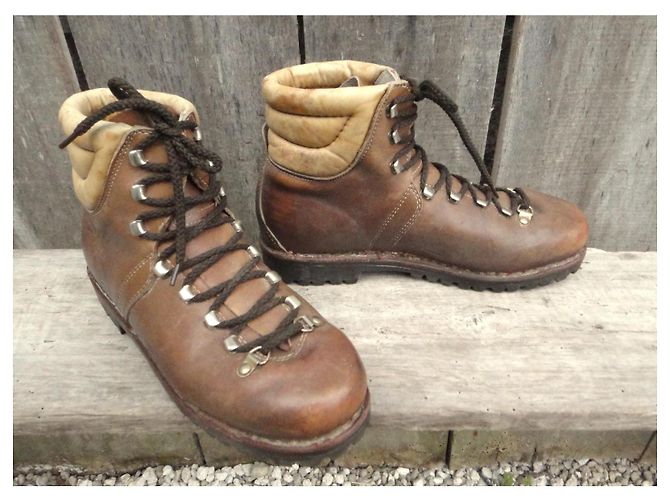 Autre Marque Zermatt Leder Wanderstiefel Größe 39 Braun - Ansicht 6