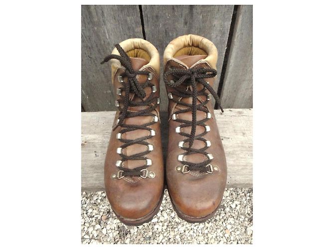 Autre Marque Zermatt Leder Wanderstiefel Größe 39 Braun - Ansicht 7