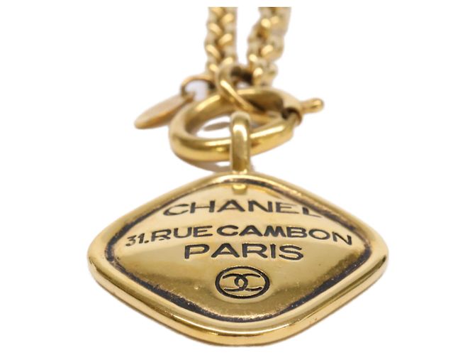 Collana a catena Cambon Chanel D'oro - vista 4