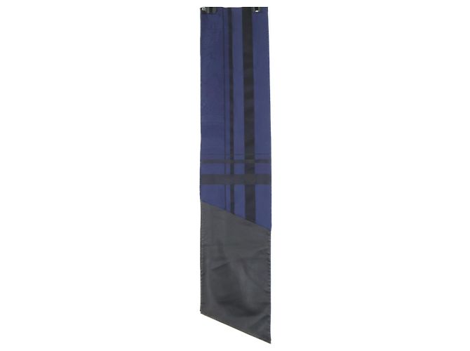 Trim Hermès HERMES Maxi Twilly Schal in Navy und Schwarz Marineblau - Ansicht 5