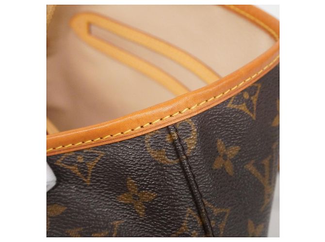 Borsa Tote Louis Vuitton Monogram Bucket GM Marrone - vista 13