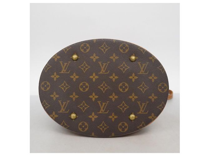 Borsa Tote Louis Vuitton Monogram Bucket GM Marrone - vista 2
