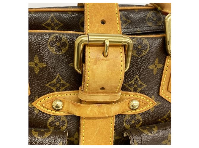 Borsa Louis Vuitton Monogram Manhattan GM Marrone - vista 11