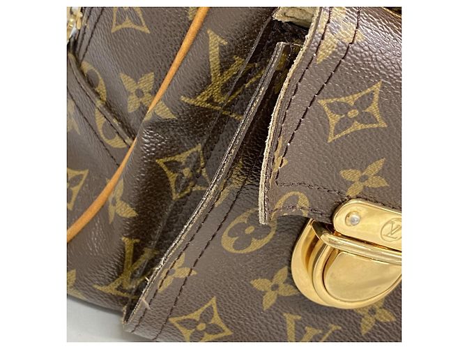 Borsa Louis Vuitton Monogram Manhattan GM Marrone - vista 13