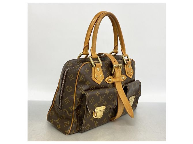 Borsa Louis Vuitton Monogram Manhattan GM Marrone - vista 2