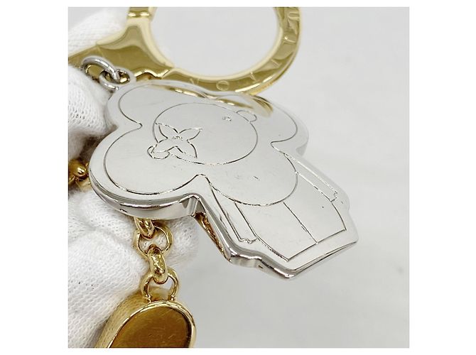 Portachiavi Louis Vuitton Charm Chain Vivienne BFF M00835 Argento D'oro - vista 5