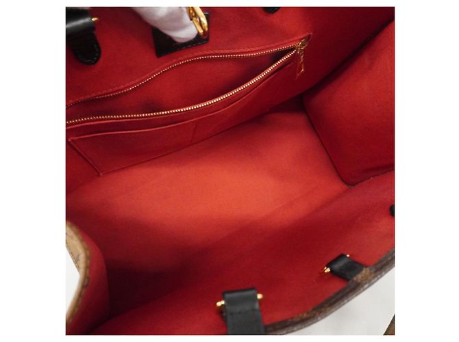 Borsa Tote Louis Vuitton Monogram Giant Reverse OnTheGo MM Marrone - vista 4