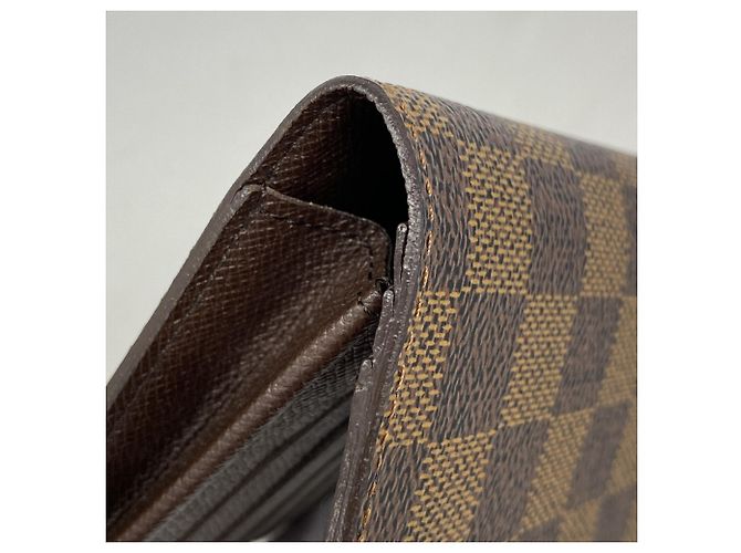 Portafoglio lungo Louis Vuitton Damier Brazza - Ebene Damier ebene - vista 5