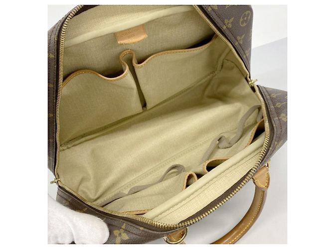 Borsa Louis Vuitton Monogram Deauville Marrone - vista 4
