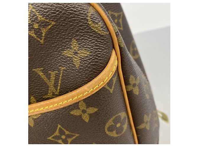 Borsa Louis Vuitton Monogram Deauville Marrone - vista 8